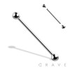 INTERNALLY THREADED 316L SURGICAL STEEL BARBELL